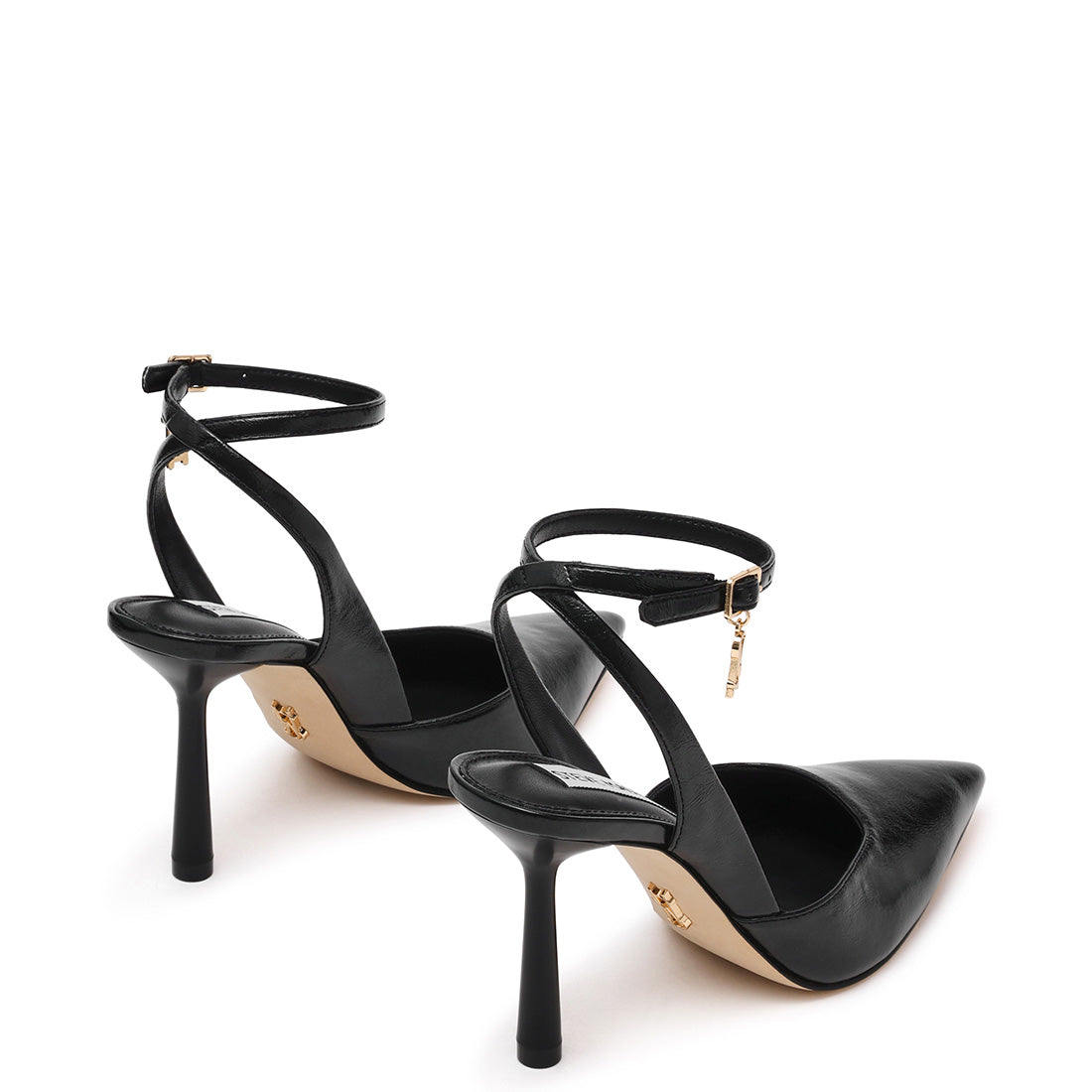 Steve Madden Ashanti escarpins noirs boucle 9 cm