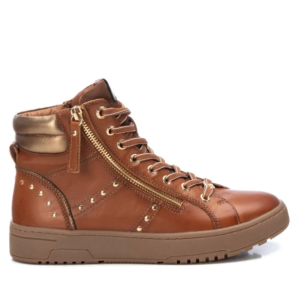 Carmela 16180502 bottine femme marron cuir plat