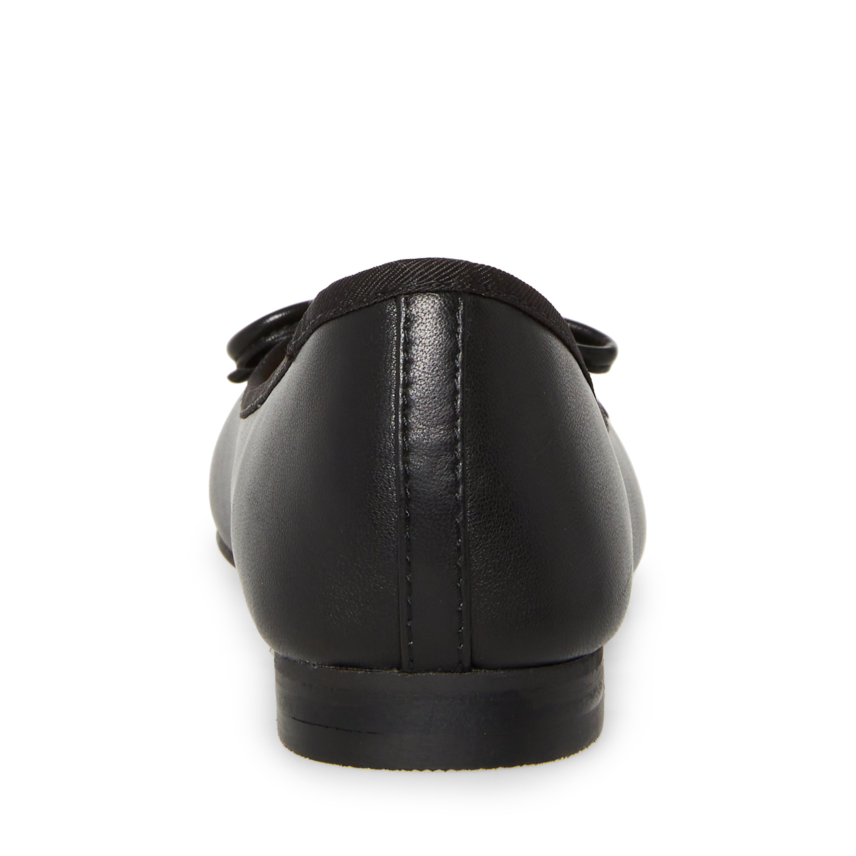 Steve Madden Ellison ballerine cuir noir nœud