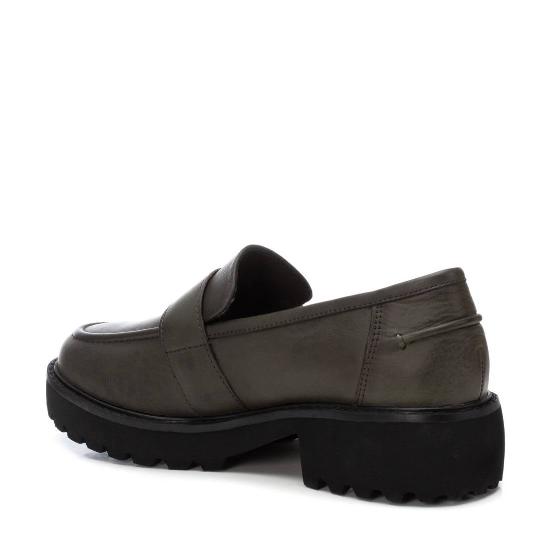 Carmela 16190703 mocassin femme kaki cuir semelle épaisse