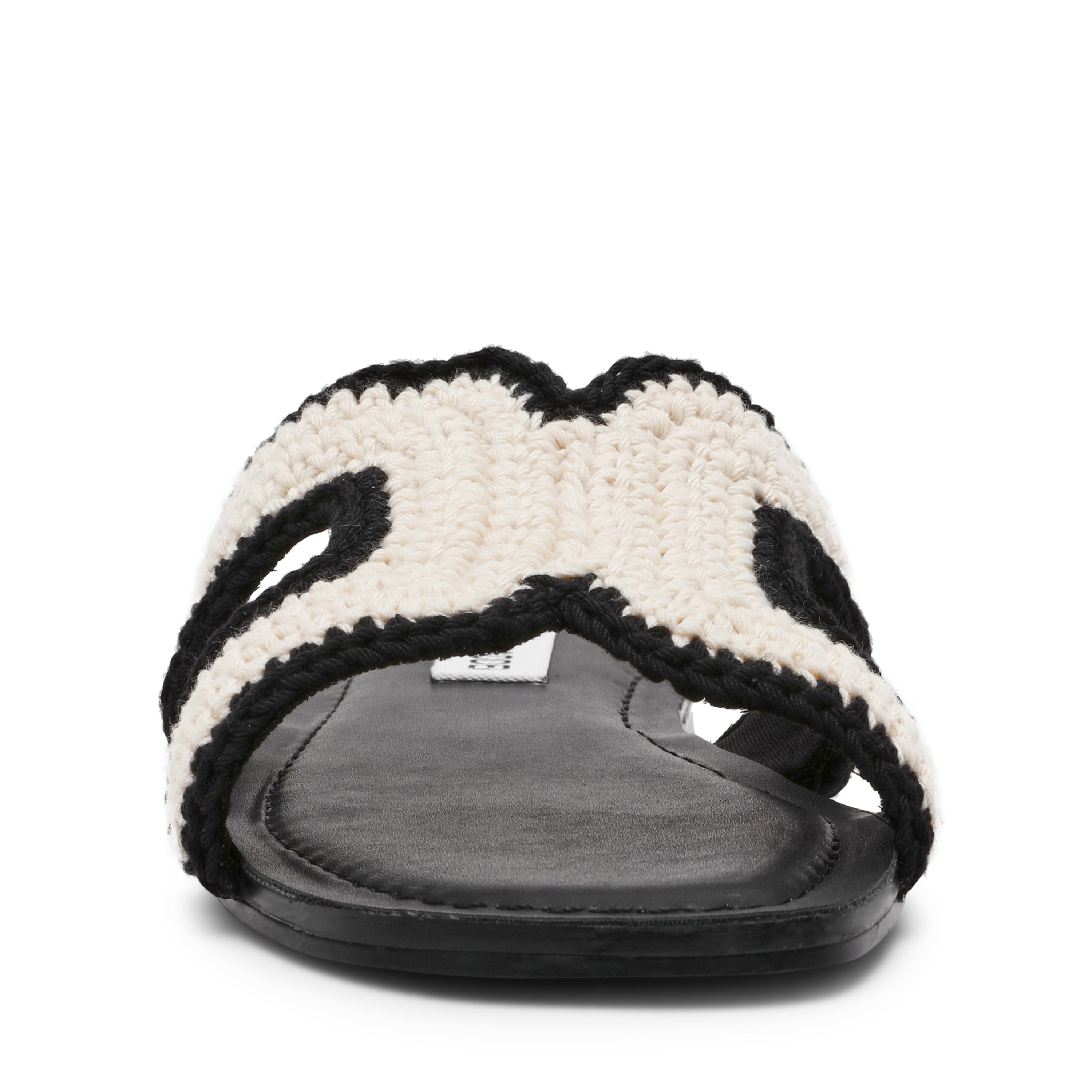Steve Madden Zarnia-W sandale noir bone textile