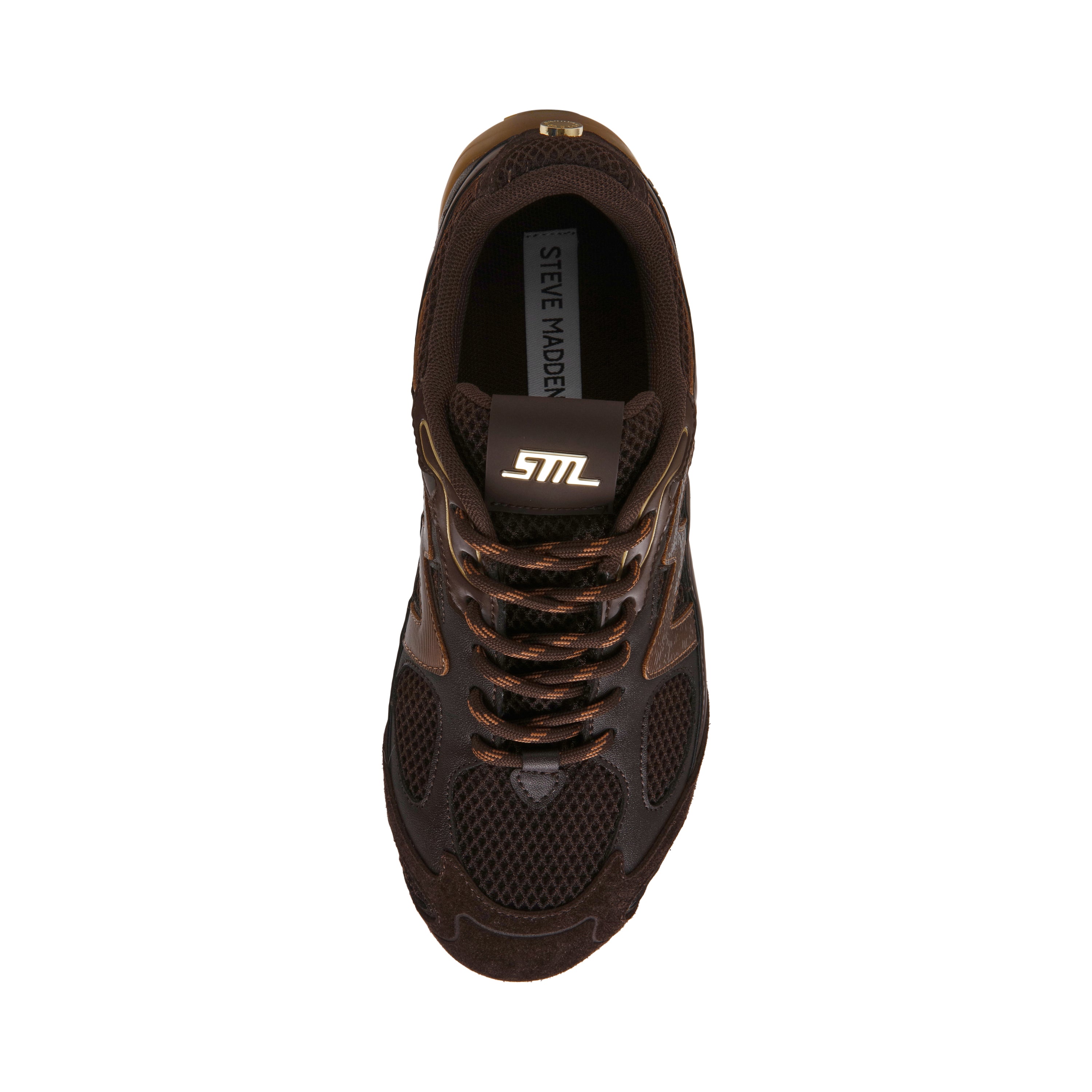 Steve Madden Rally Time baskets marron chocolat lacets