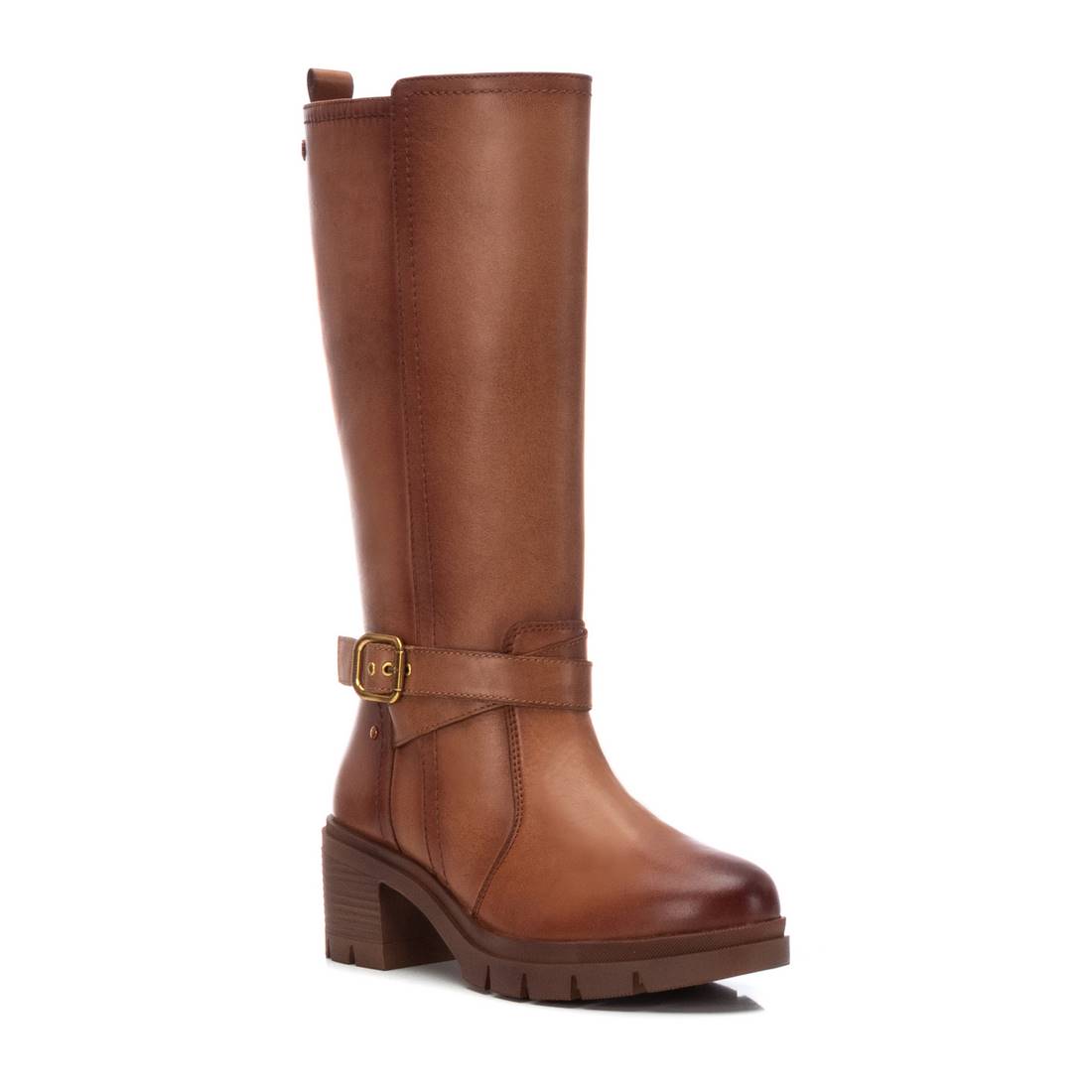 Carmela 16197601 bottes cuir marron talon 7 cm