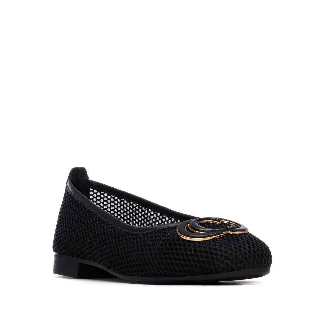 Carmela 16326303 ballerines textile noir ajouré
