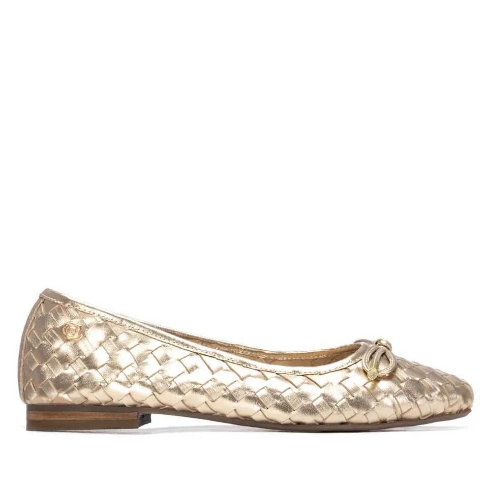 Carmela 16300104 ballerines femme doré cuir
