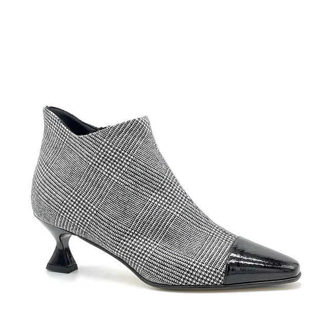 Bottines Elata 55535 prince de Galles talon 5,5 cm