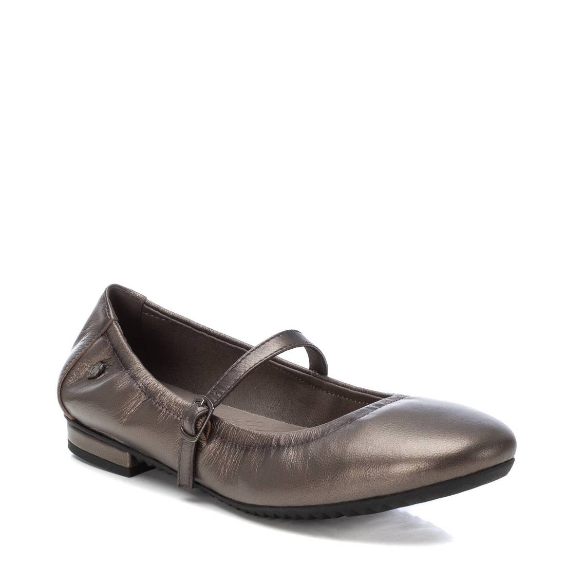Carmela 16201302 ballerines cuir gris boucle