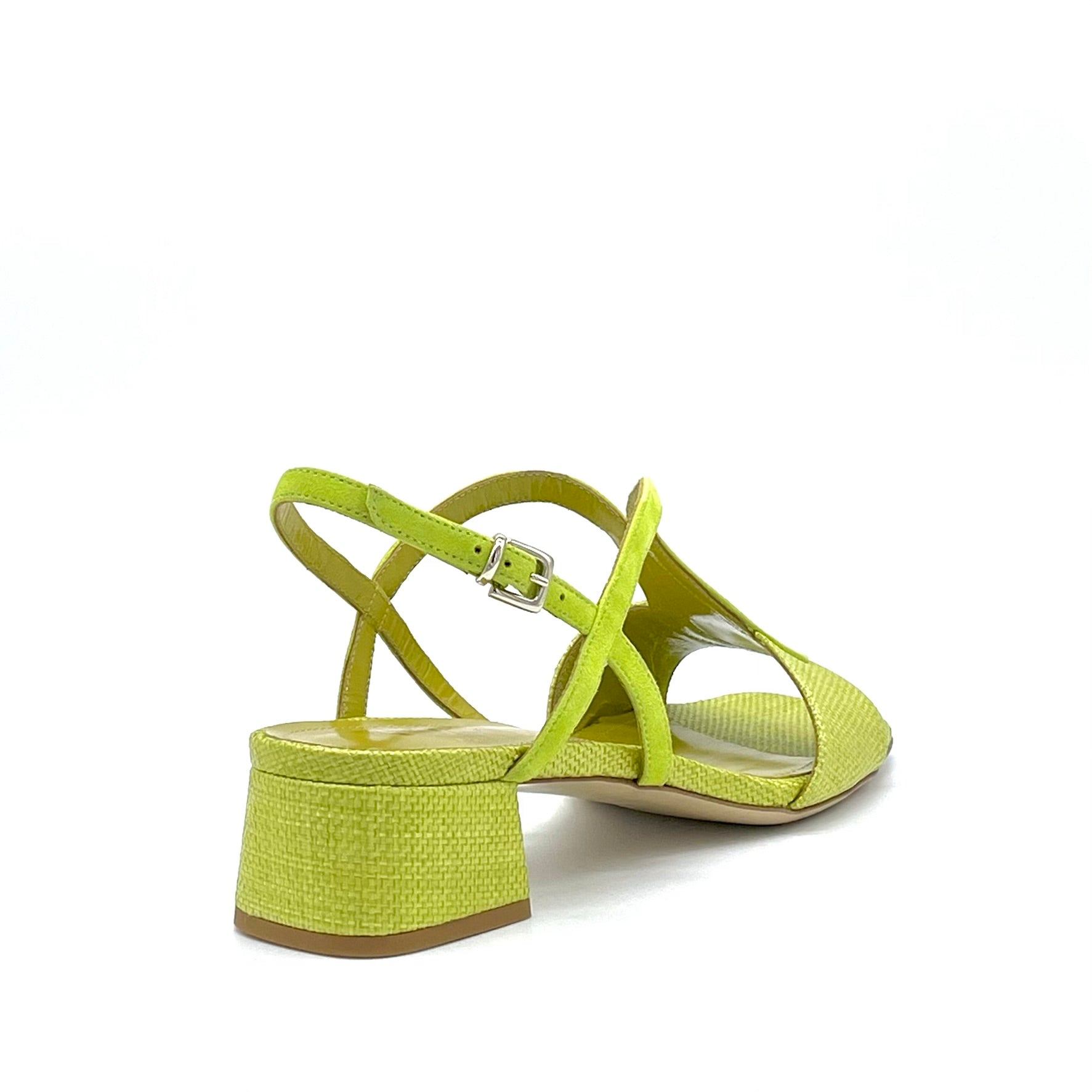 Elata 15155-1 sandale lime talon 3,5 cm