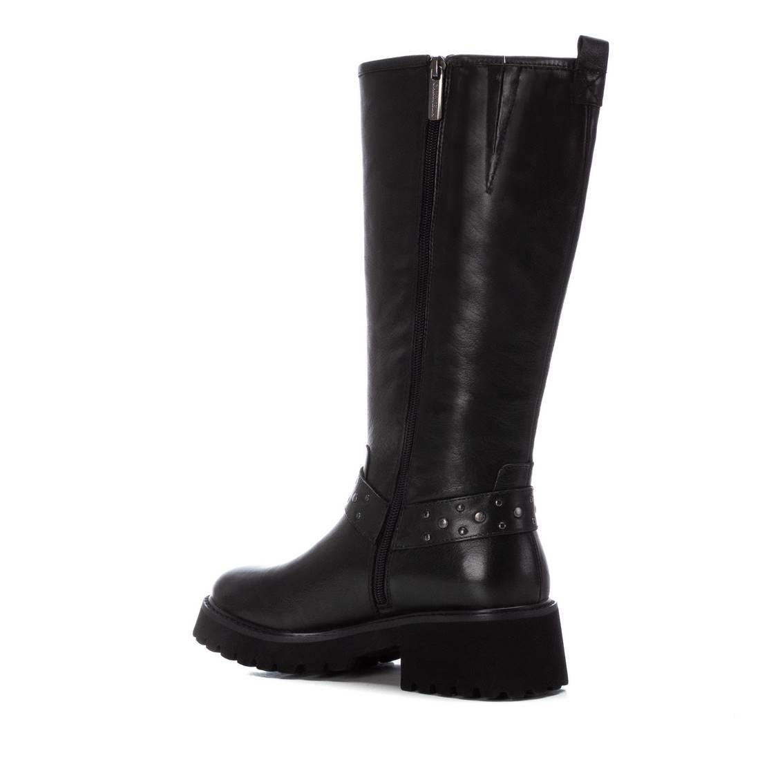 Carmela 16190801 botte motarde cuir noir