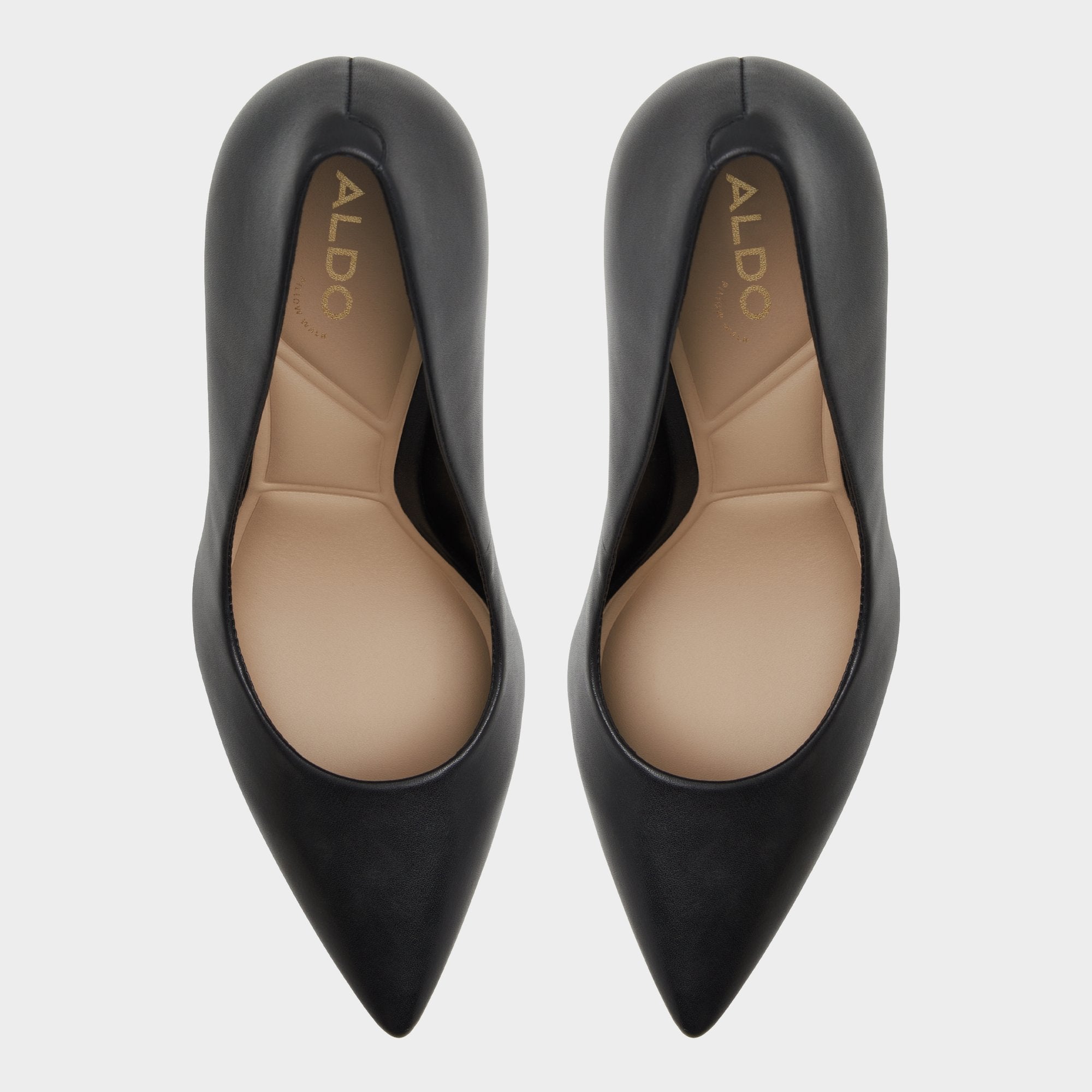 ALDO Javabriryn escarpins cuir noir talon bloc