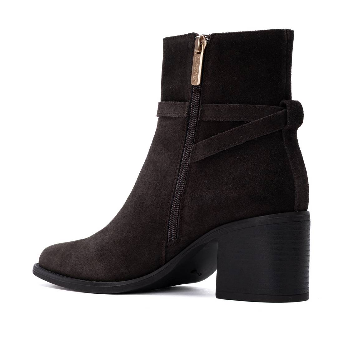 Carmela 16439801 bottine serrage marron talon 35-41