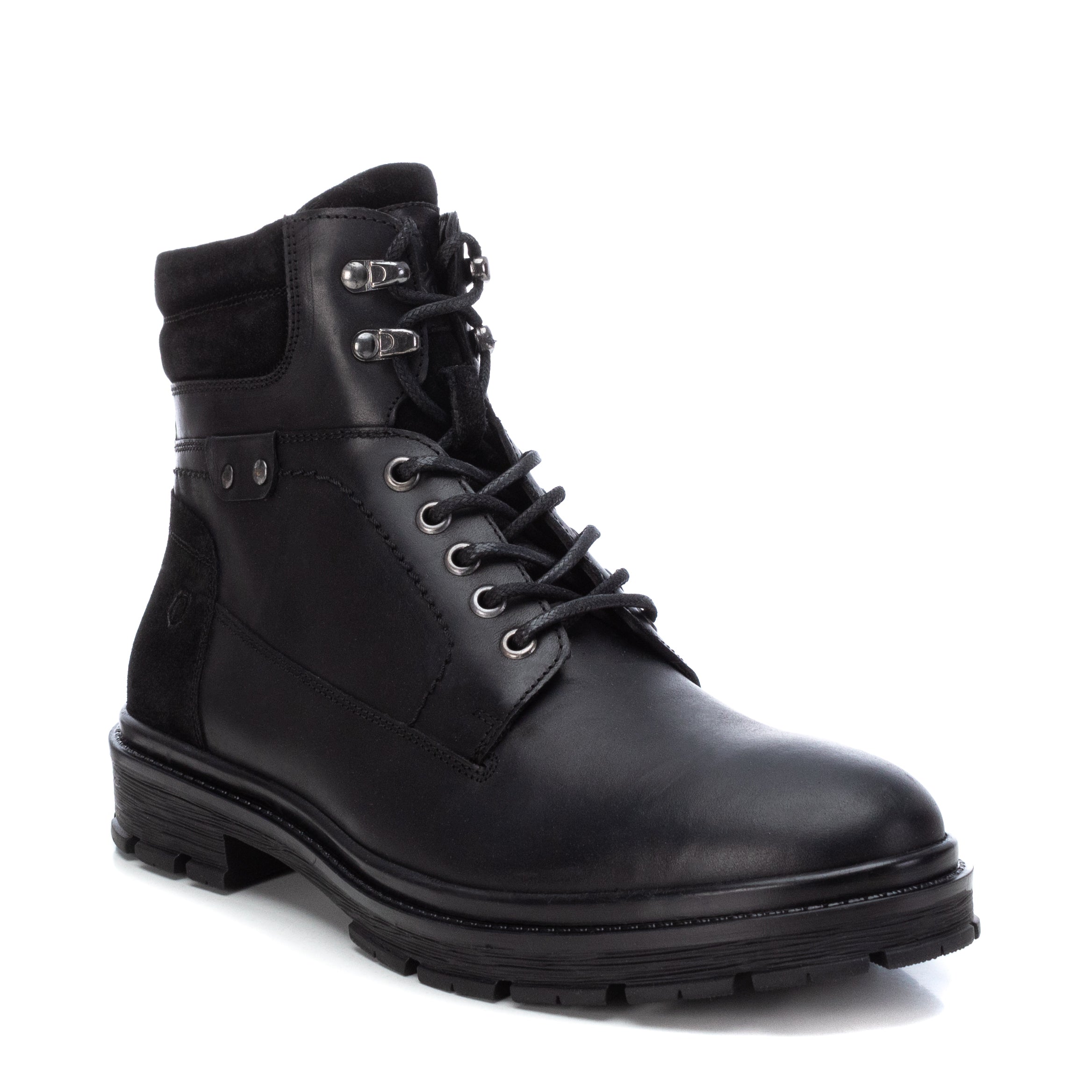Carmela 16007902 bottines homme noir cuir lacets