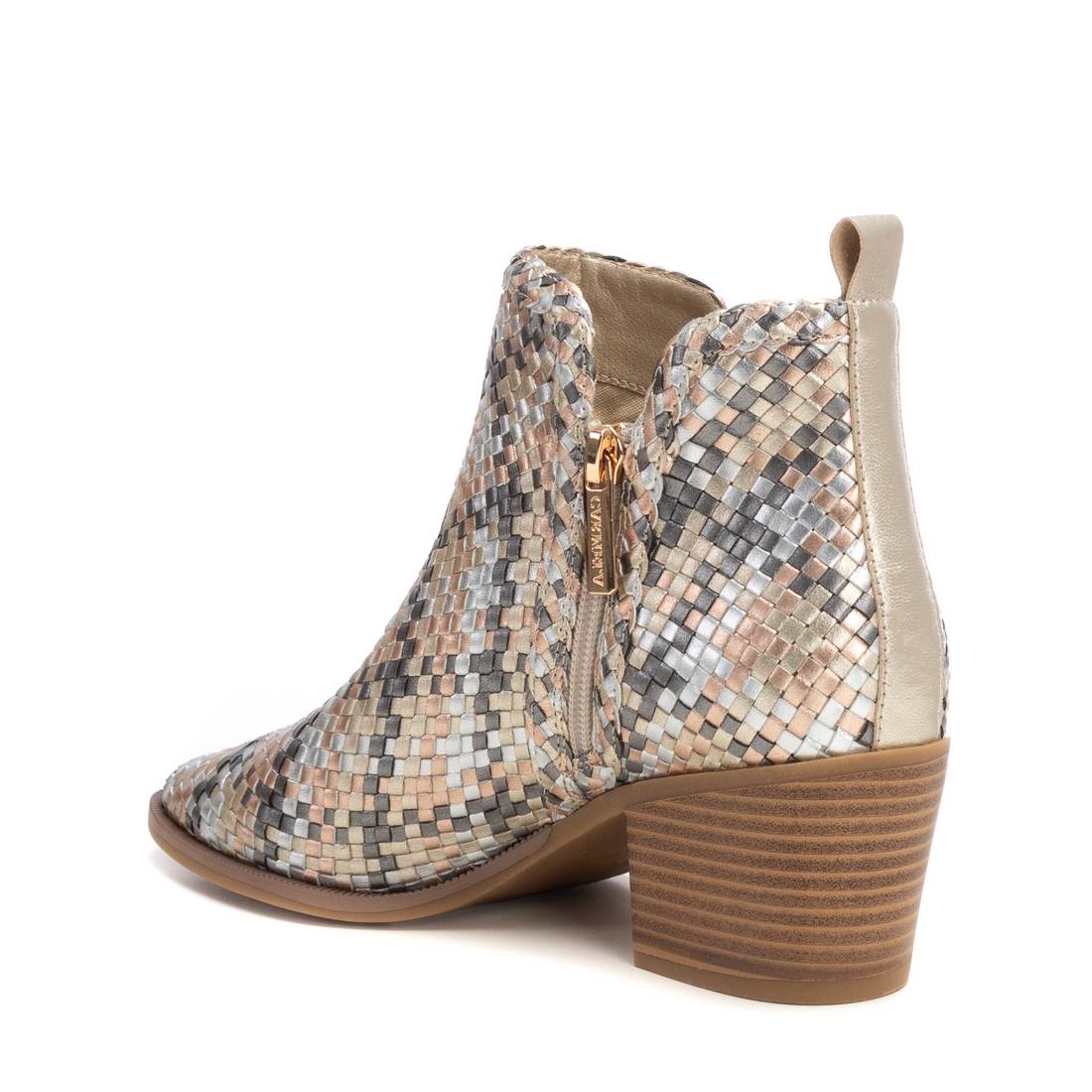Carmela 16234202 bottine nude cuir talon moyen