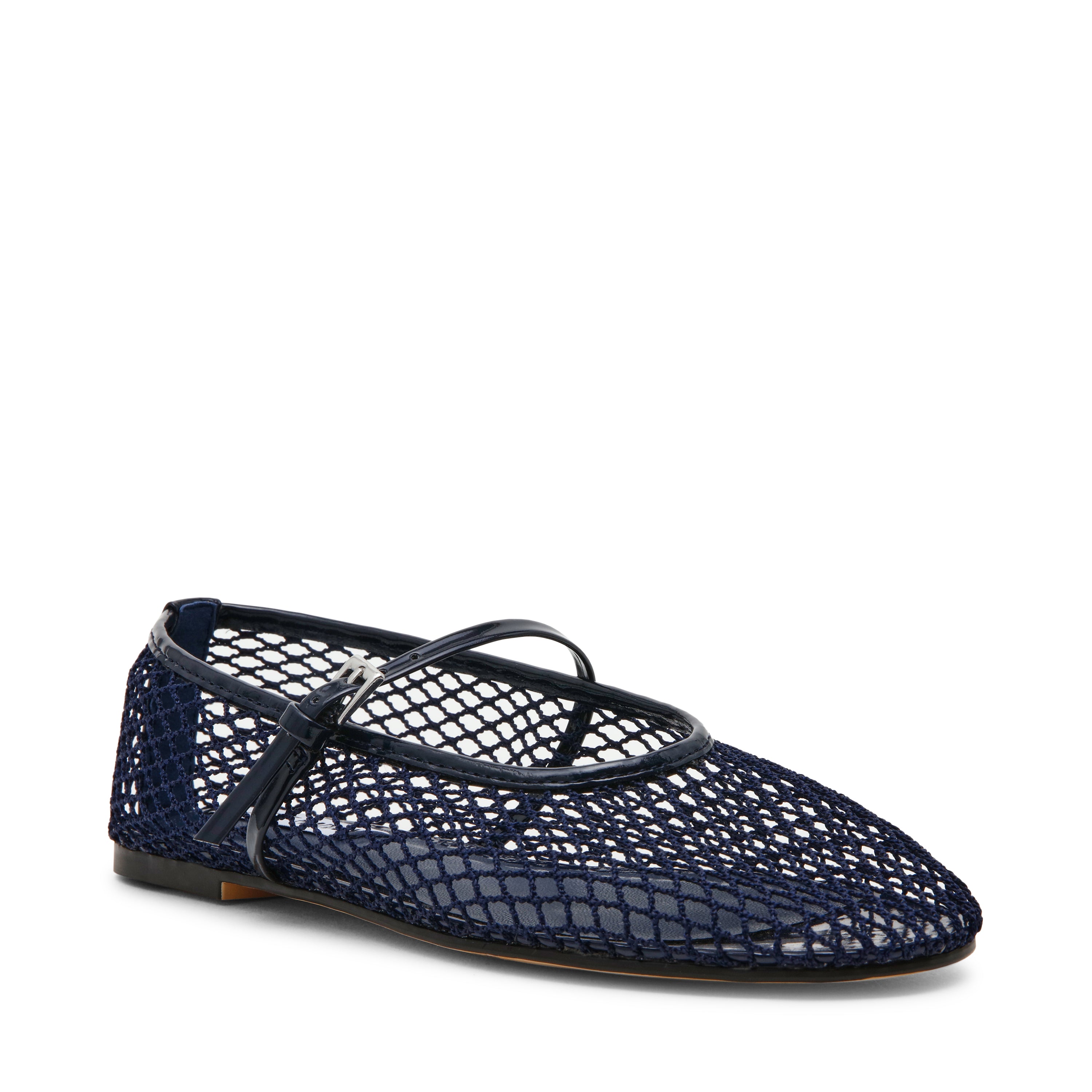 Steve Madden Mags ballerines bleu marine maille
