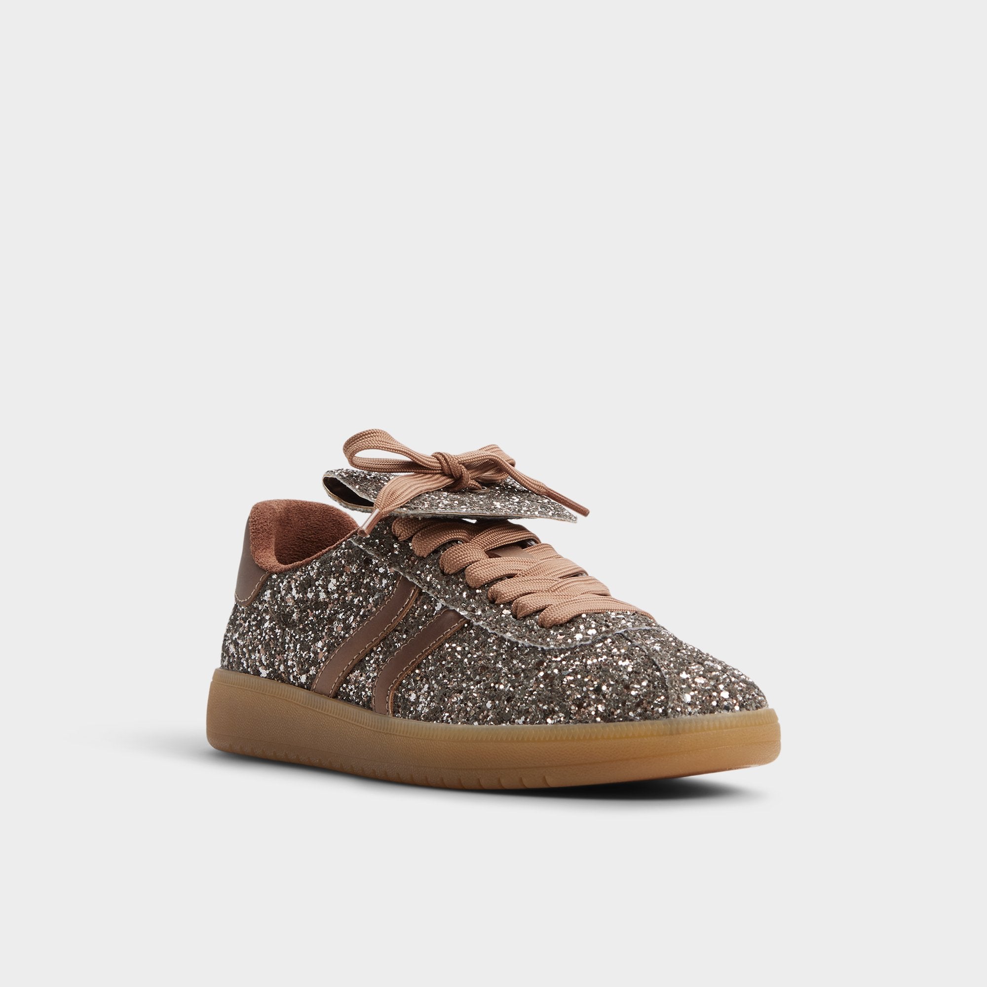 ALDO Itsneaker baskets paillettes marron rétro