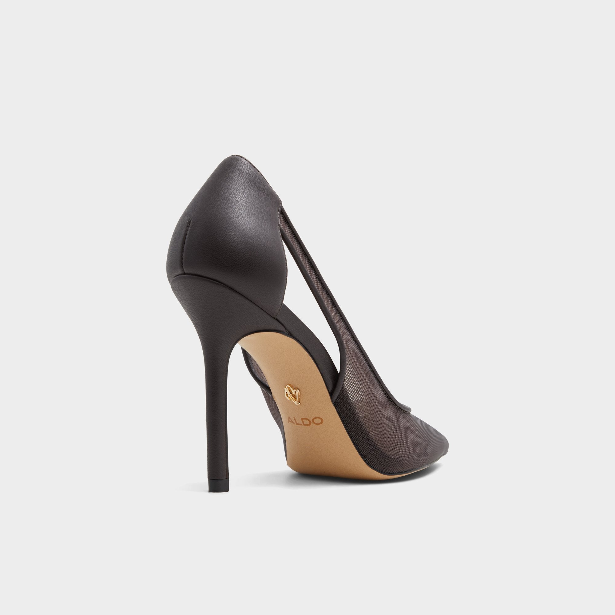 Aldo Ebenezer escarpins mesh marron talon