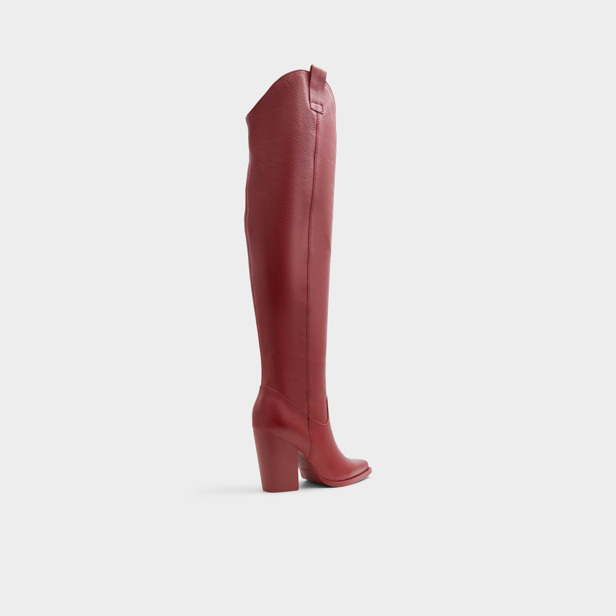 ALDO Beatrine cuissardes bordeaux western