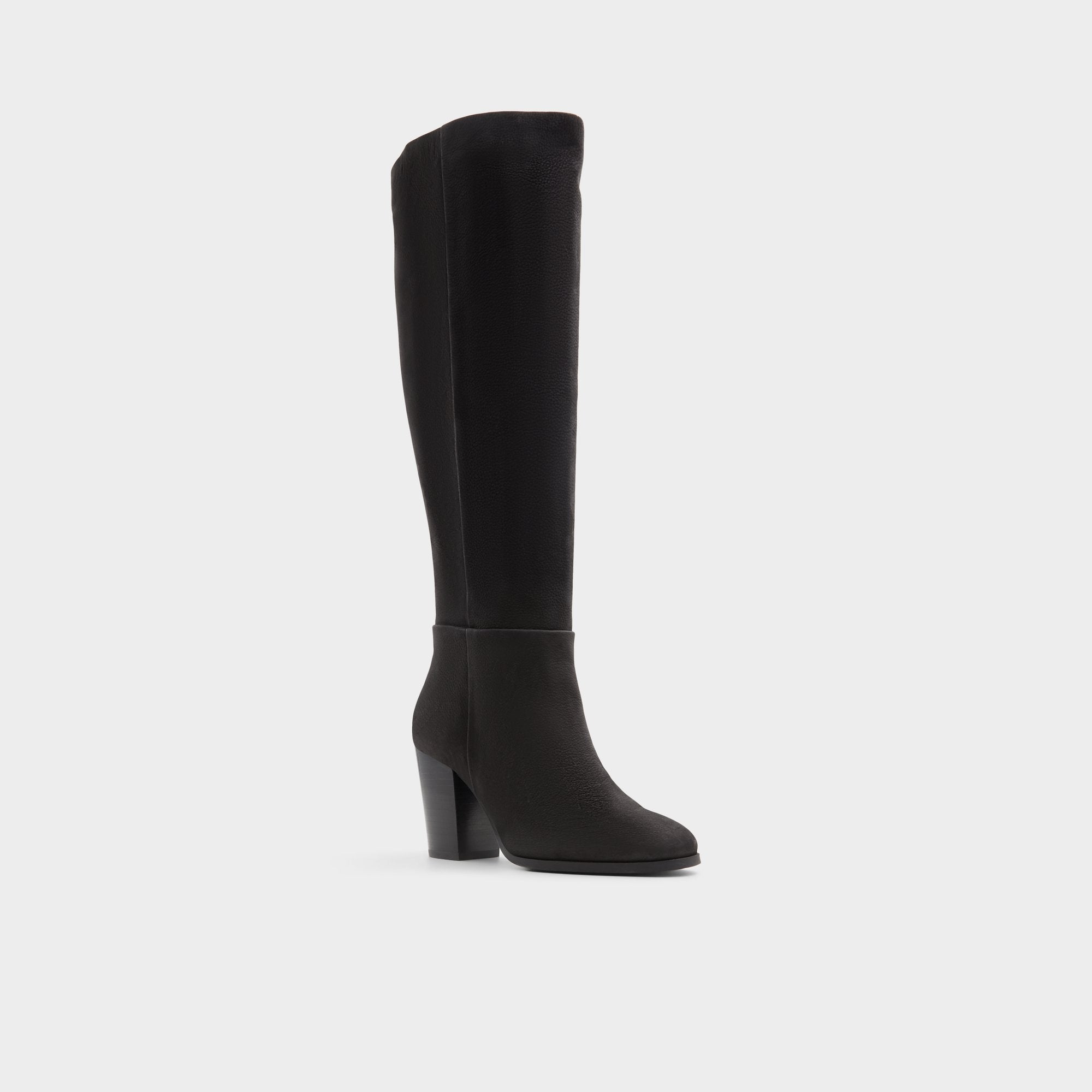 Aldo Belide bottes hautes noires talon bloc