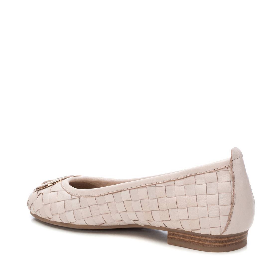 Carmela 16216903 ballerines femme beige cuir tressé