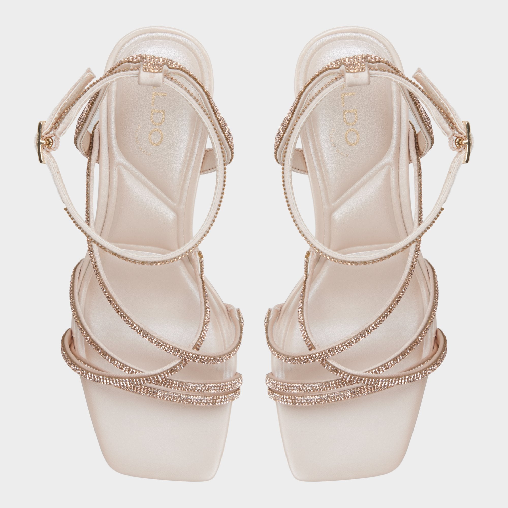 ALDO Esther bottines talon bloc beige