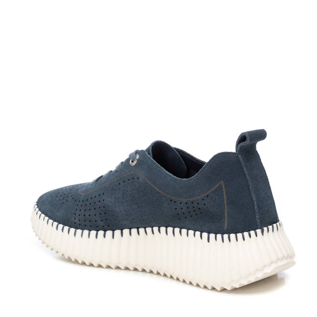 Carmela 16232505 mocassin cuir bleu marine lacets