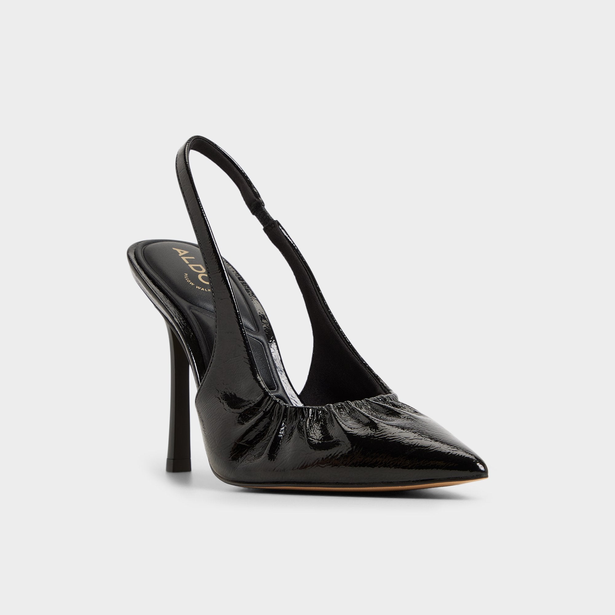 ALDO Mystie escarpins slingback noirs vernis