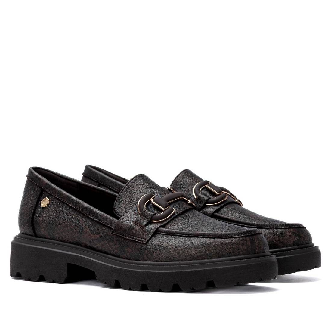 Carmela 16413802 mocassins marron semelle épaisse