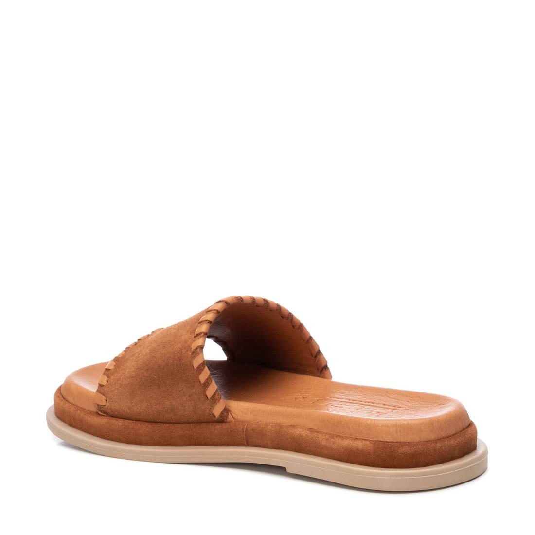 Carmela 16077801 sandales cuir marron plates