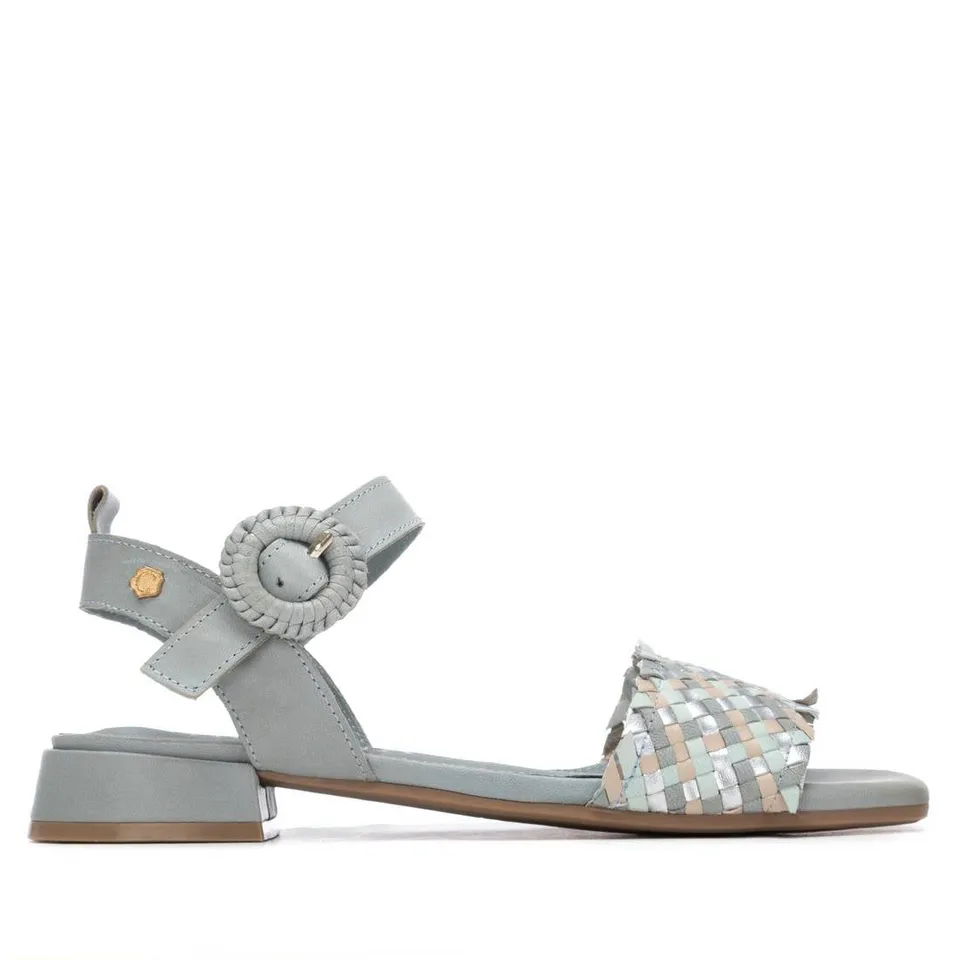 Carmela 16315303 Sandales Femme Bleu Jean Tressé