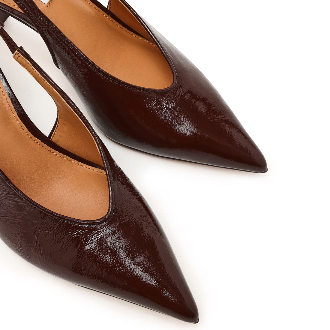 Steve Madden Alari escarpins cuir marron talon 5 cm