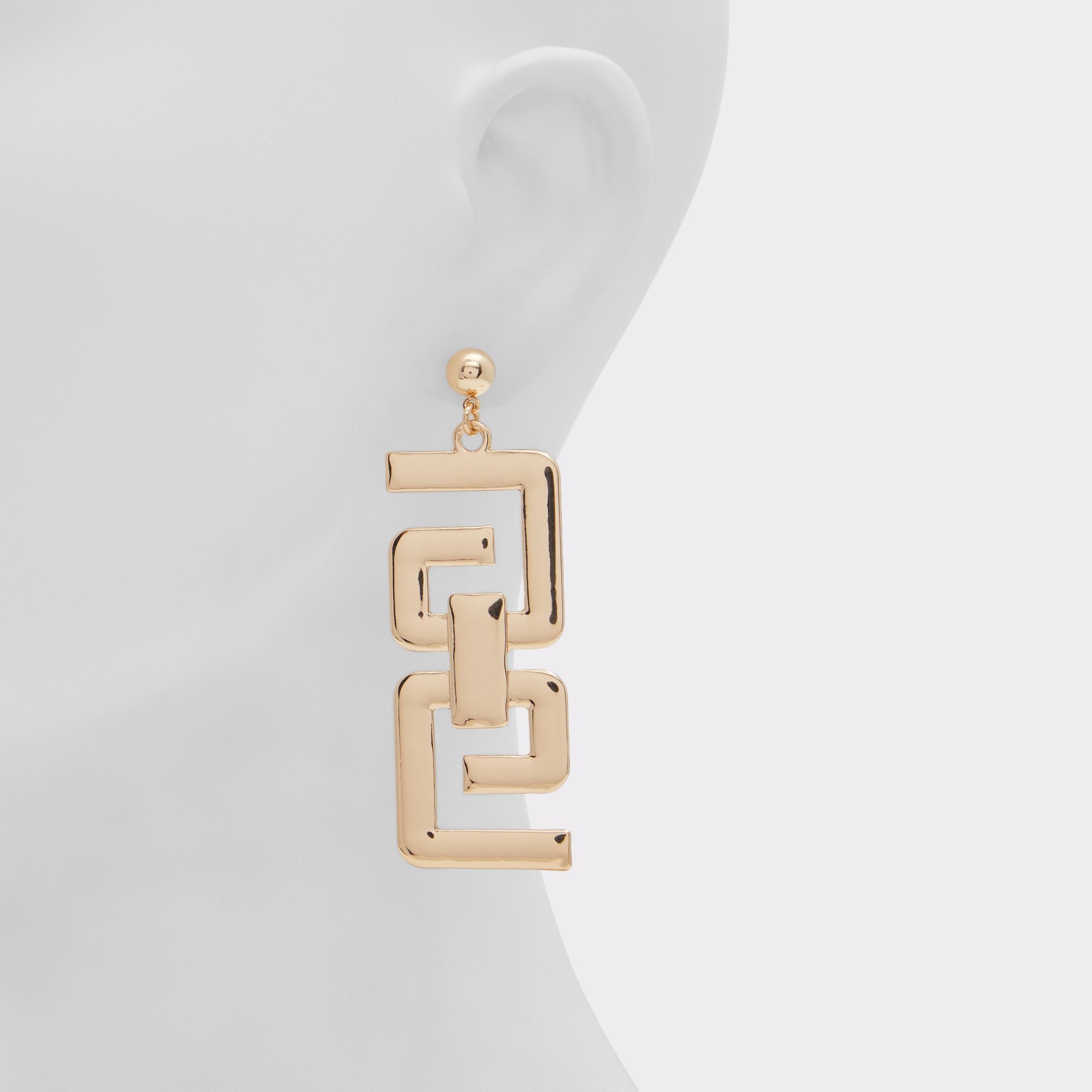 ALDO Goldenhour boucles d'oreilles chandelier doré