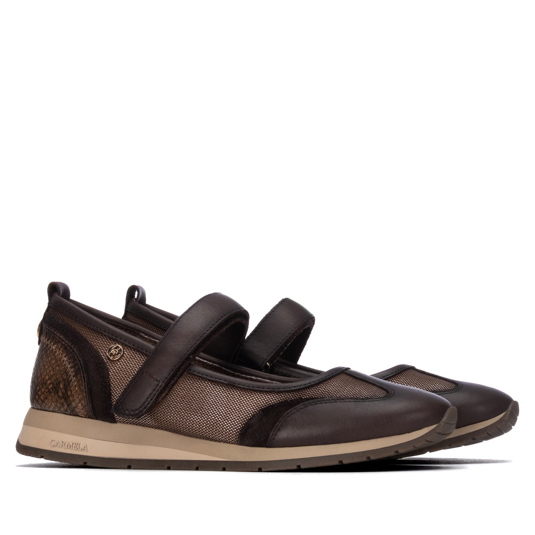 Carmela 16435304 ballerine femme marron scratch