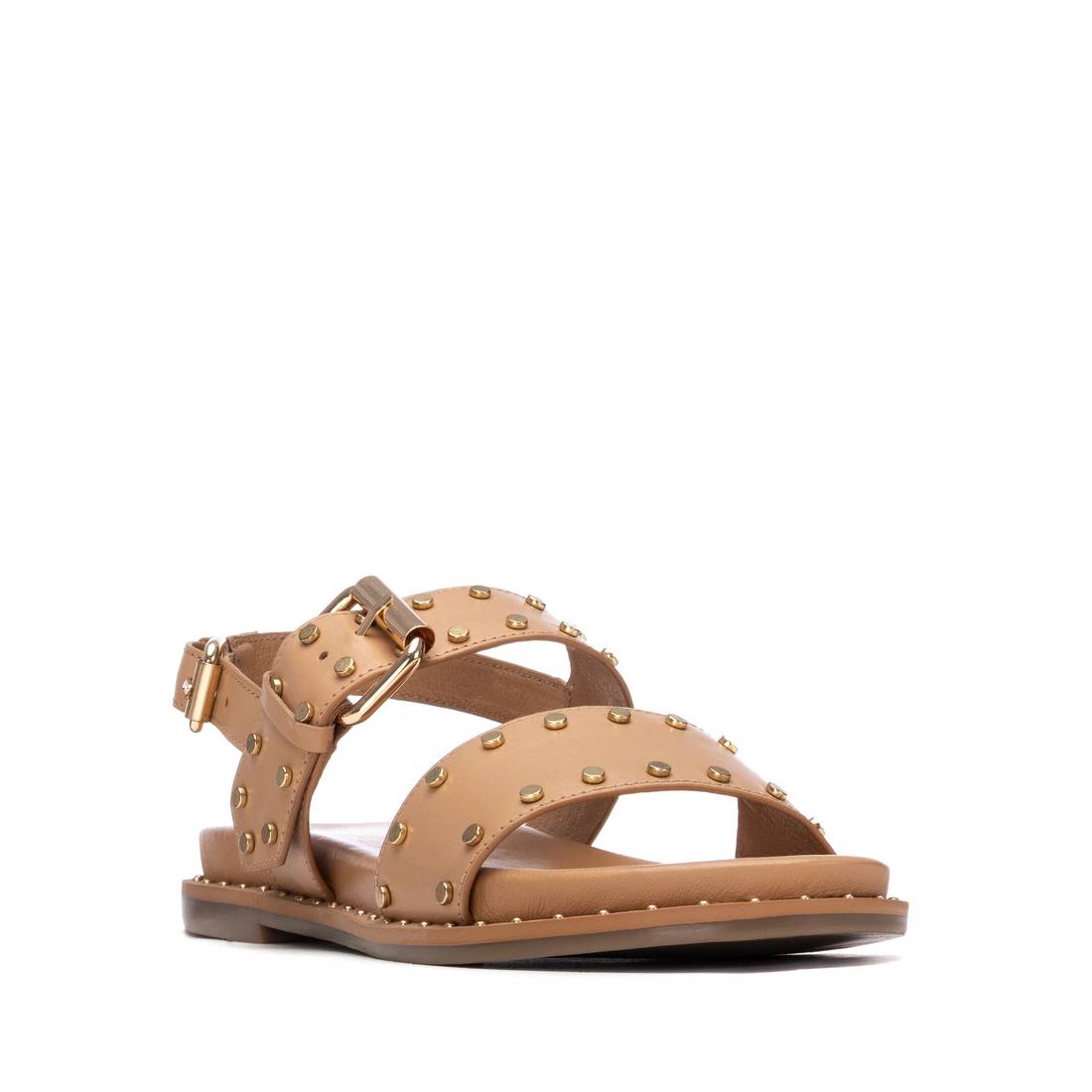 Carmela 16319703 sandale cuir marron clous