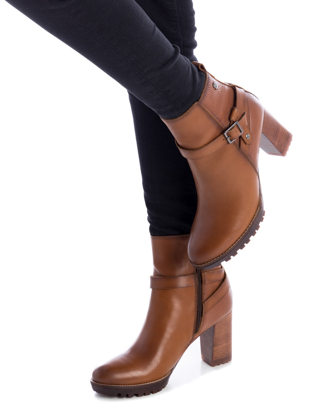 Carmela 16005601 bottines femme marron cuir talon 8 cm