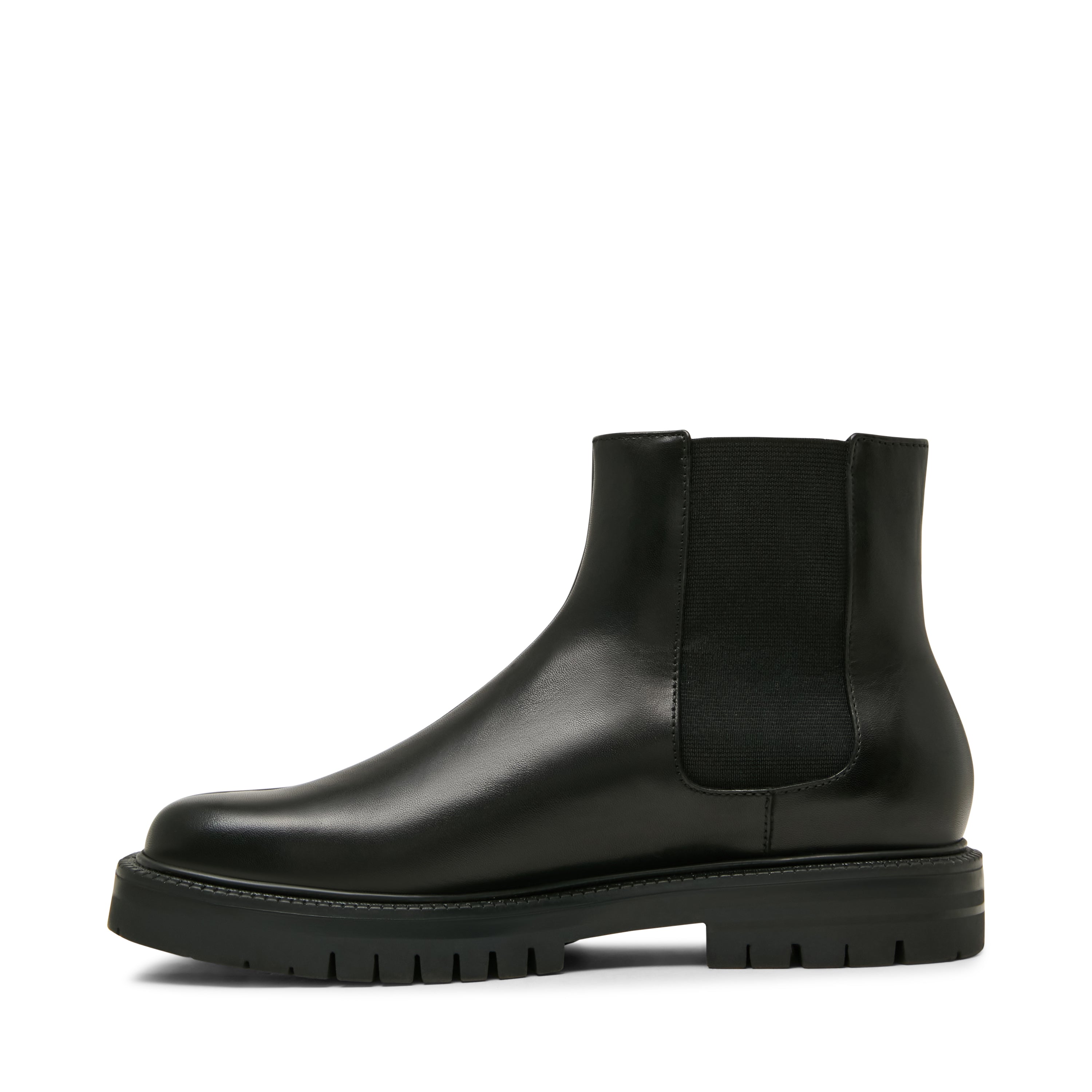 Steve Madden Futamata bottes homme cuir noir chelsea