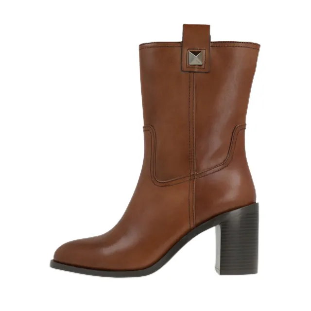 LODI A-REU5631 bottines marron cuir véritable