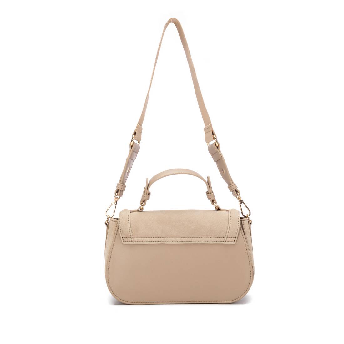 Carmela 18619601 bandoulière cuir beige 18x25cm