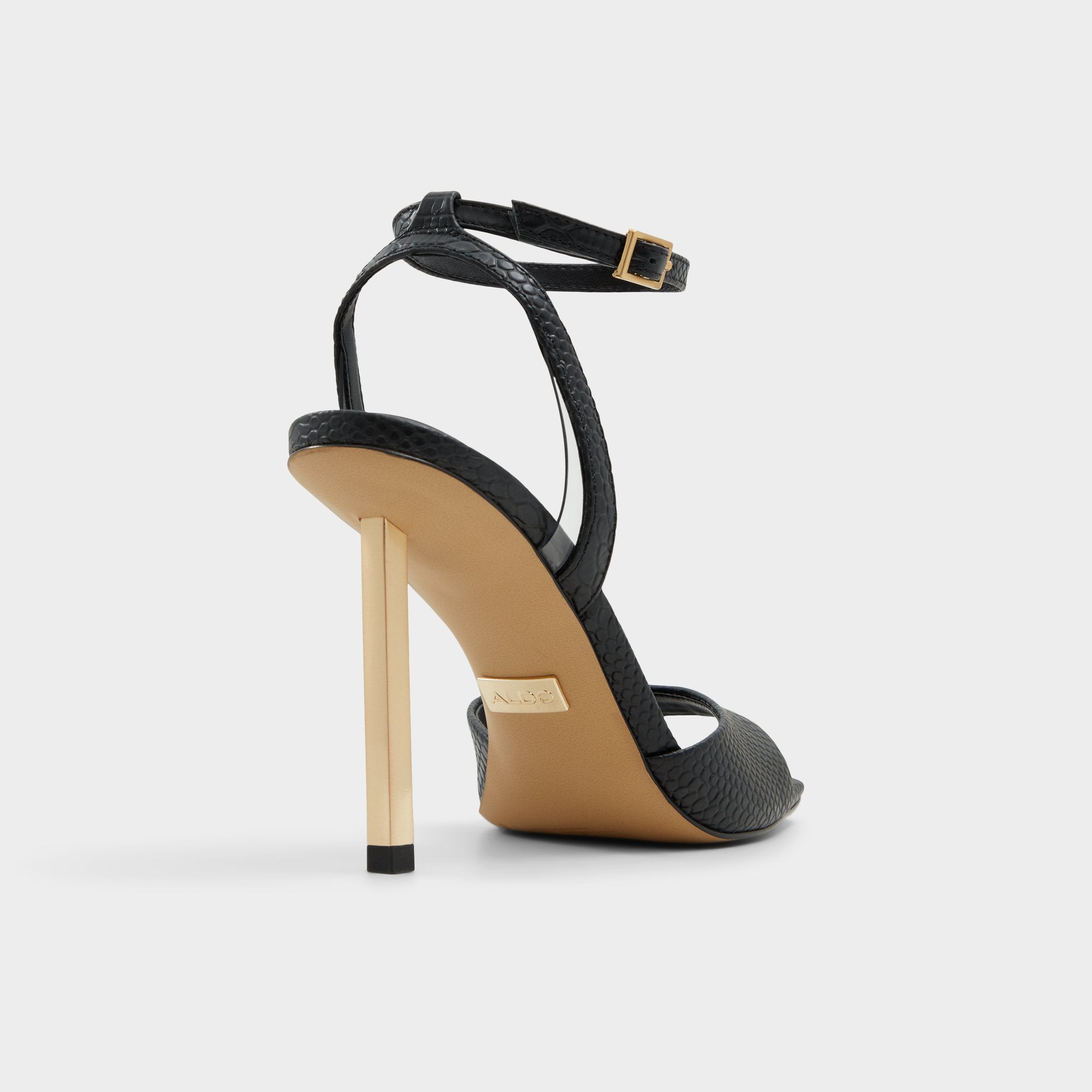 ALDO Lettie sandales talon aiguille noires brides