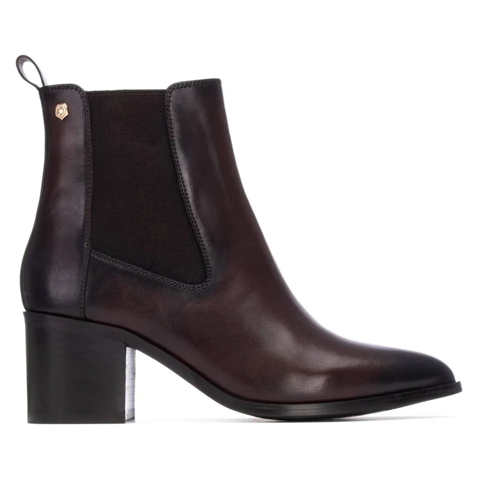 Carmela 16271501 bottines cuir marron talon moyen