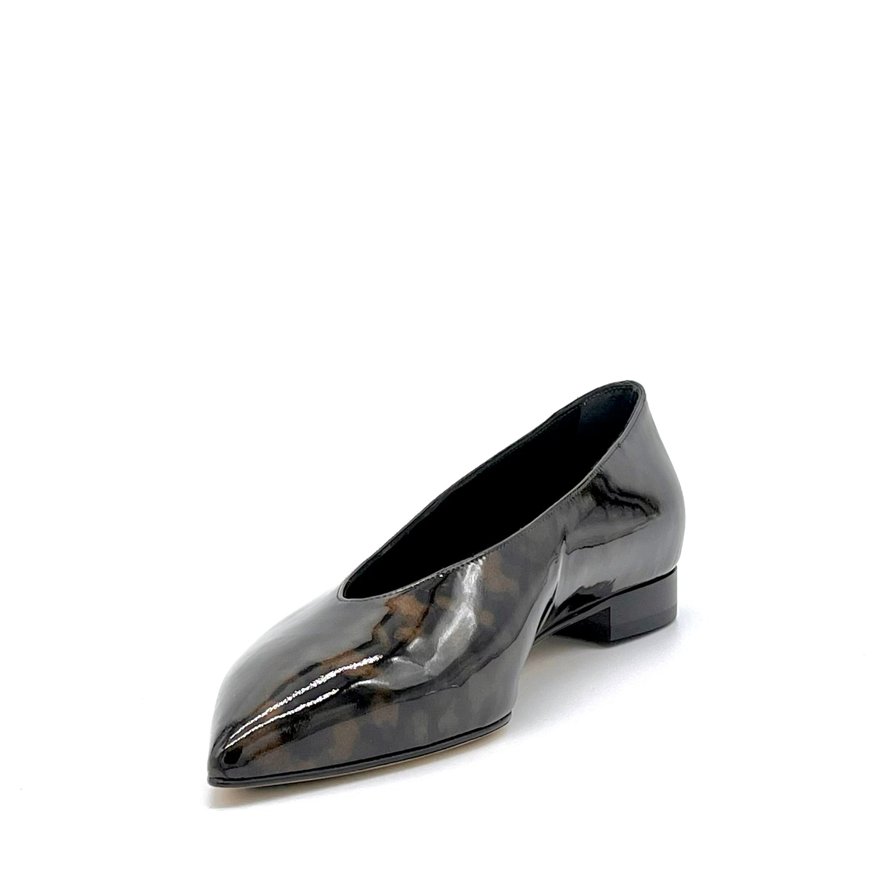 Elata 56513 ballerines vernis écaille talon 1 cm
