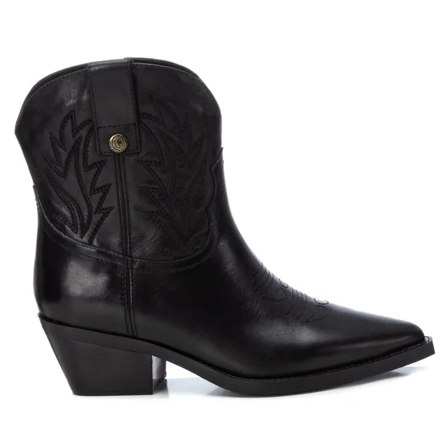 Carmela 16189001 bottines femme noir cuir talon 6 cm