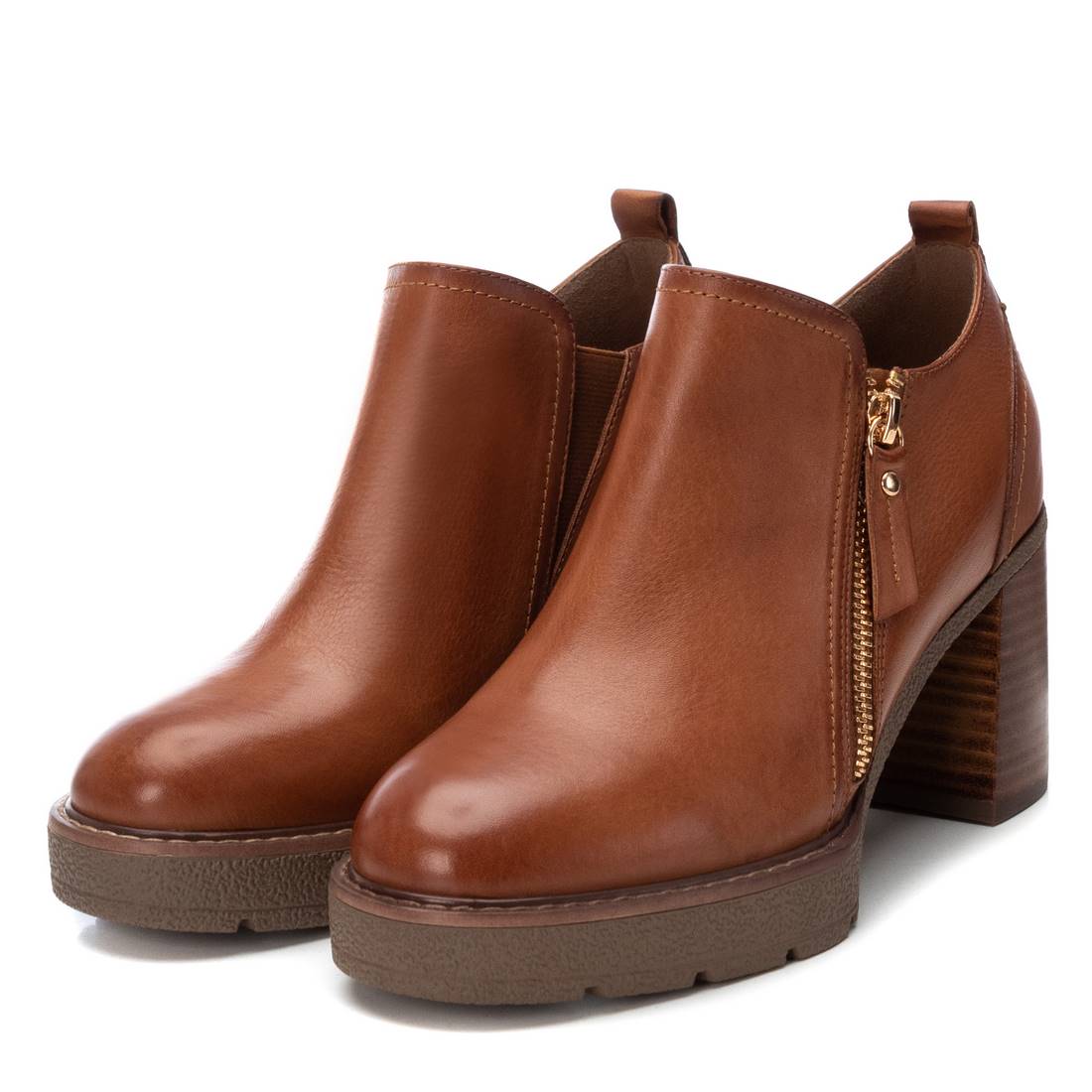Carmela 16186103 bottines cuir marron talon 8 cm