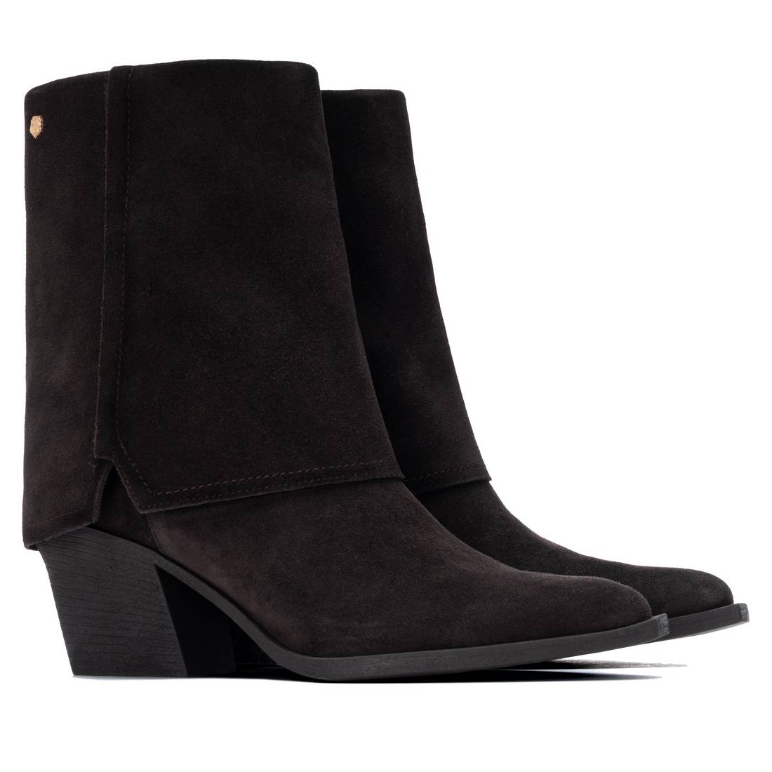 Carmela 16433501 bottines cuir marron talon