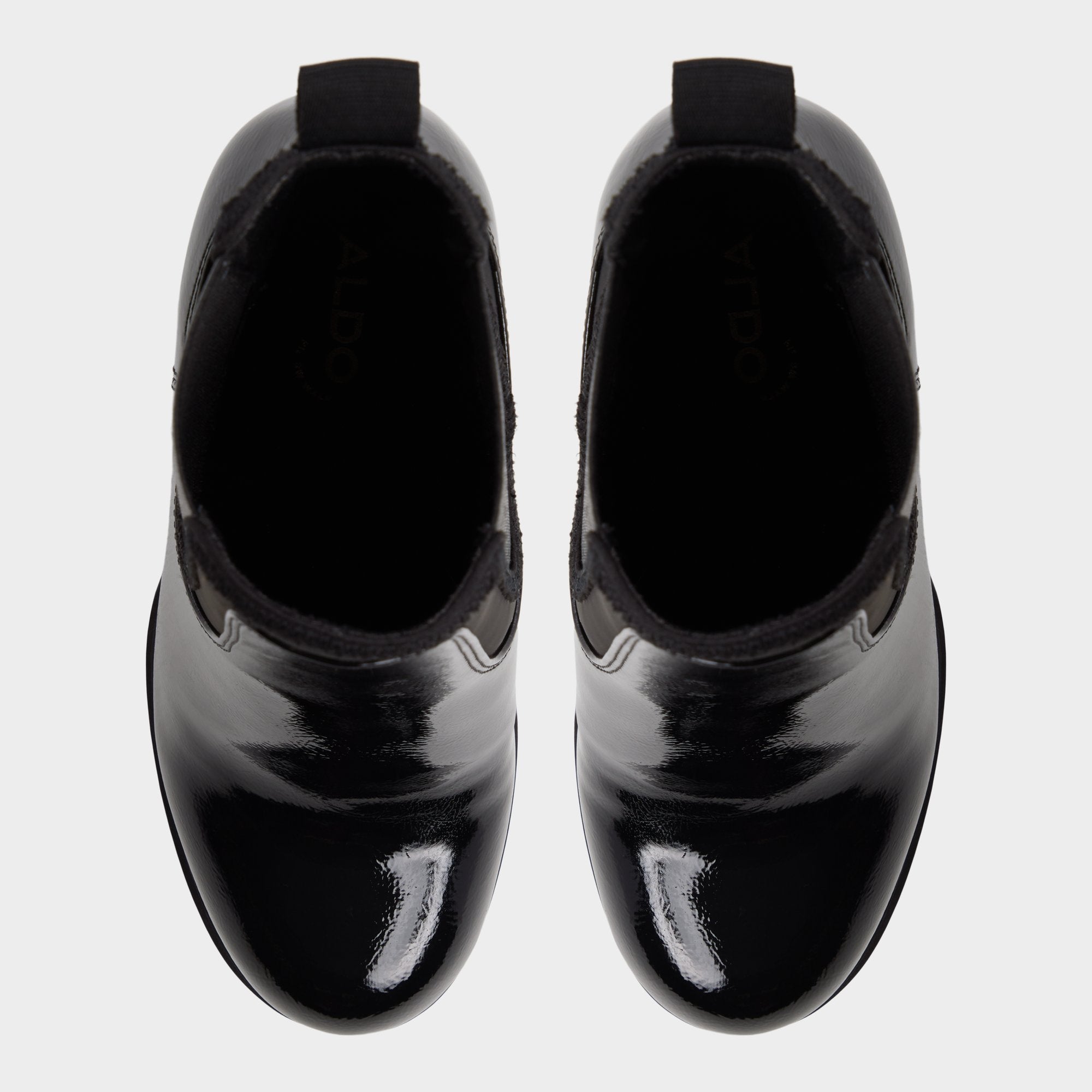 ALDO Bold bottines Chelsea vernies talon