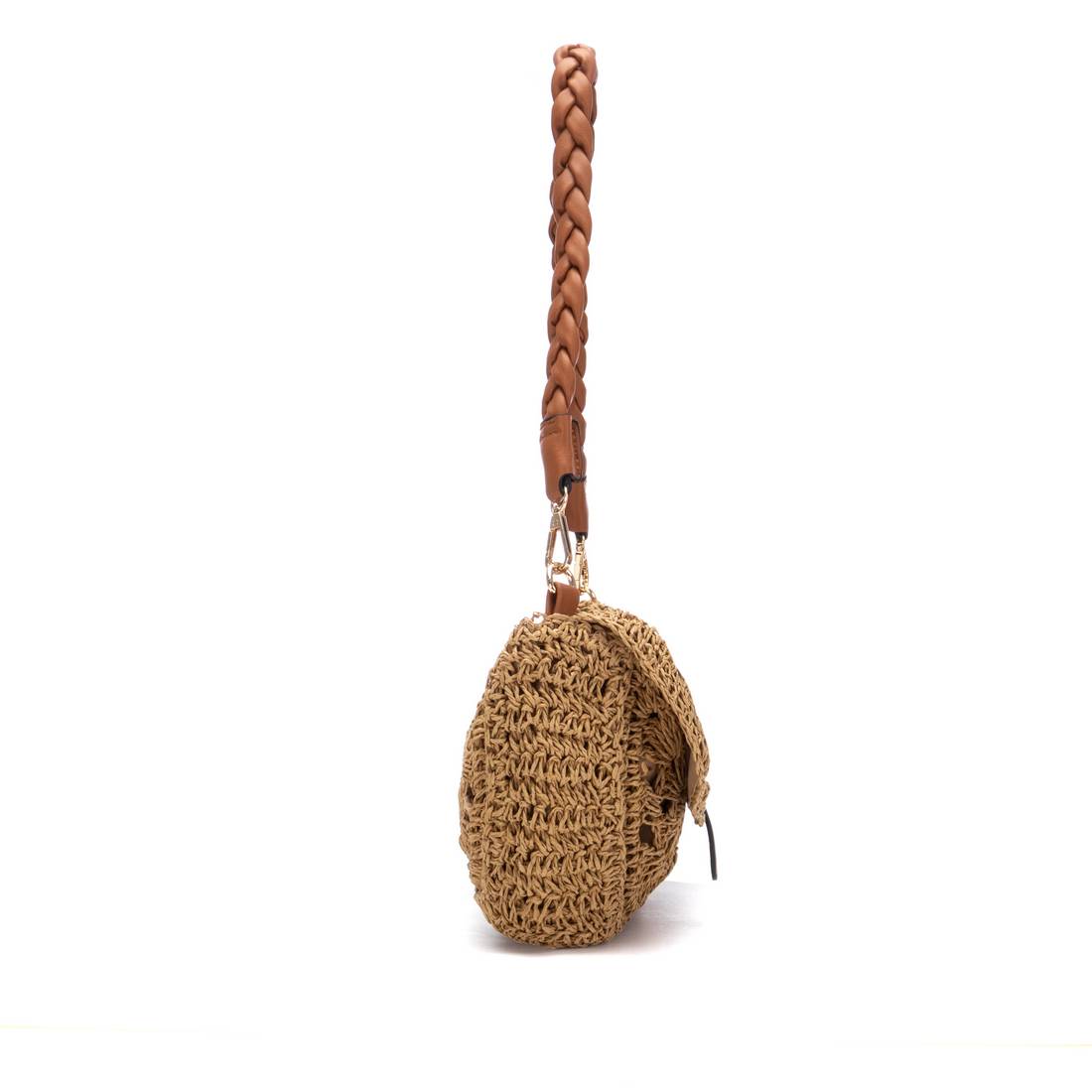 Carmela 18621902 sac épaule raphia taupe