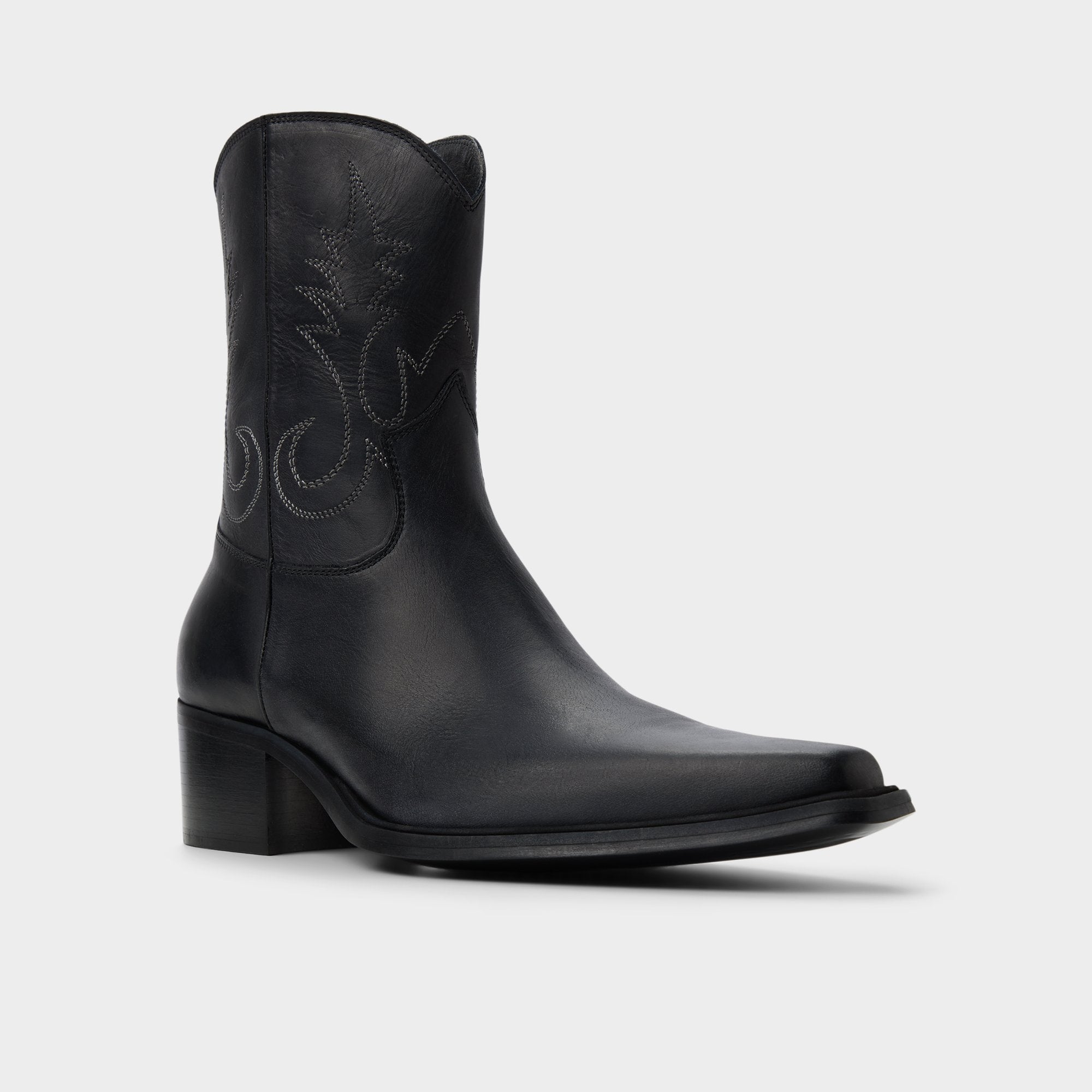 ALDO Guthrie bottines cuir noir western