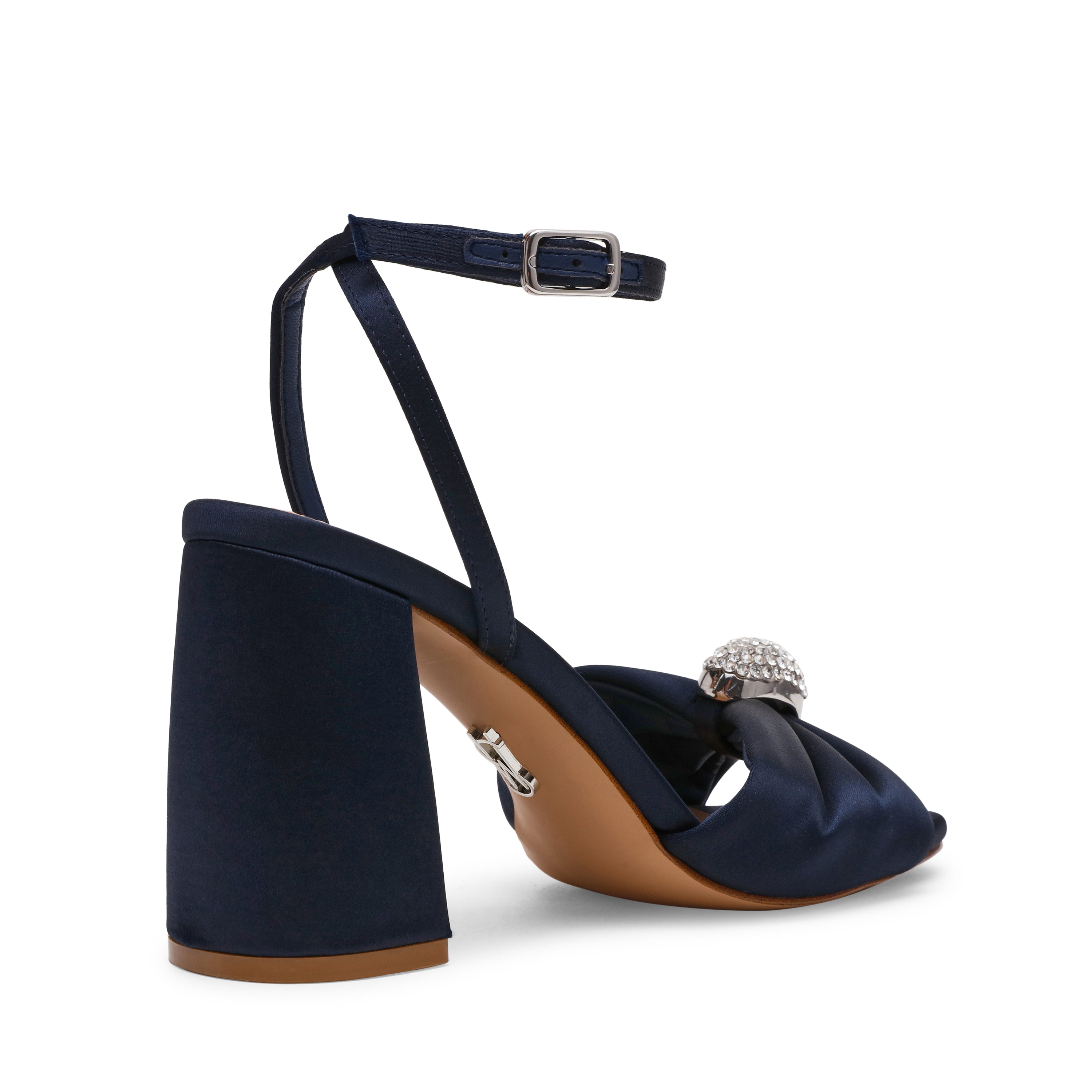 Steve Madden Meladi sandales satin marine talon 7 cm