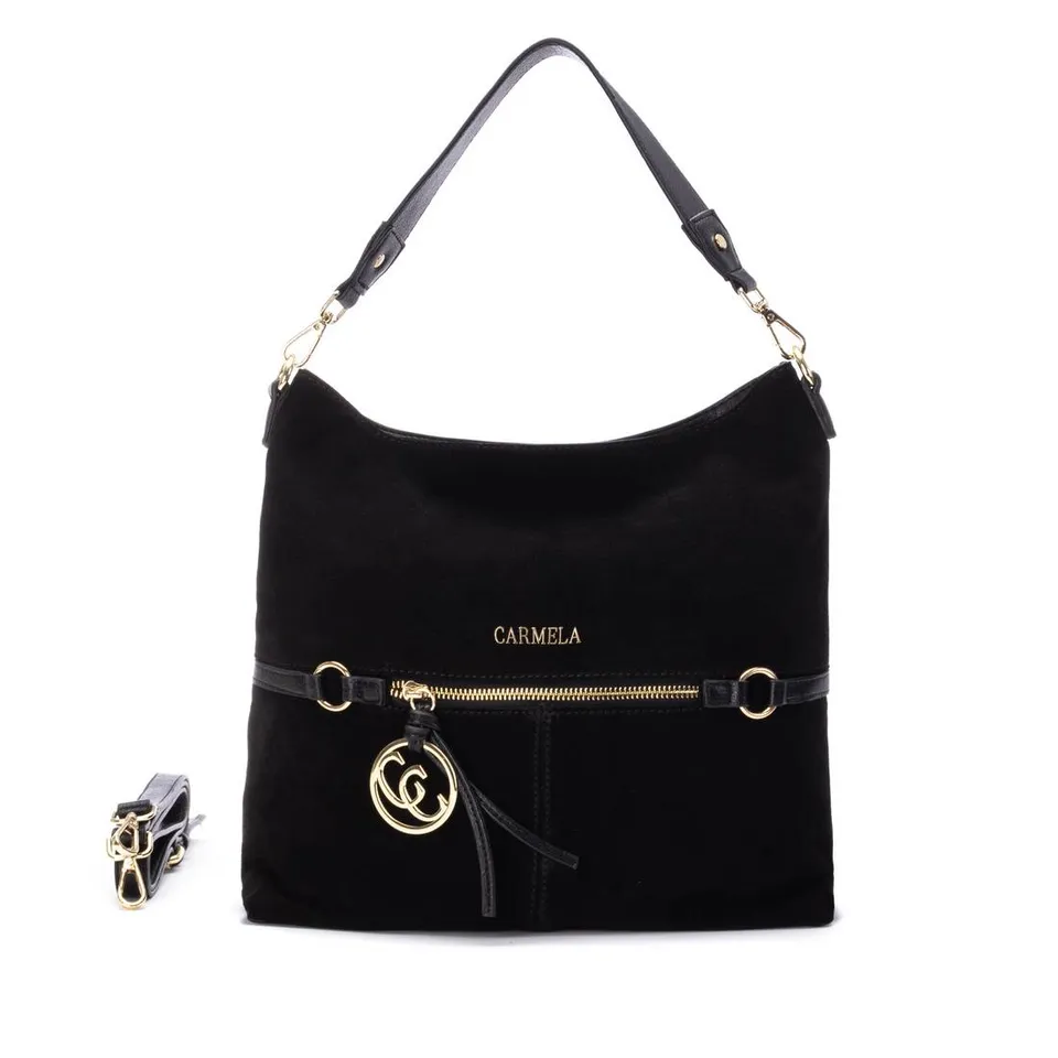 Carmela 18617503 sac cuir noir 30x33x14 cm