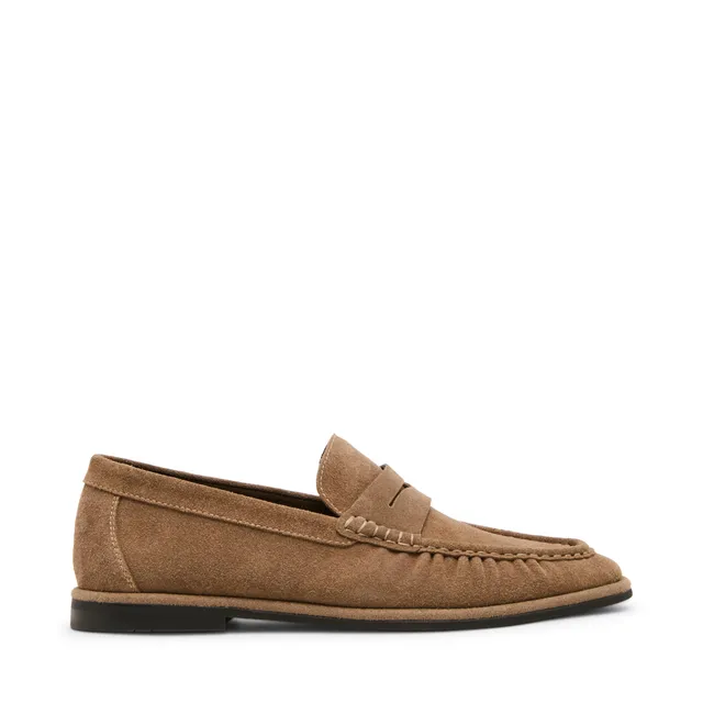 Steve Madden Derry mocassins homme daim taupe