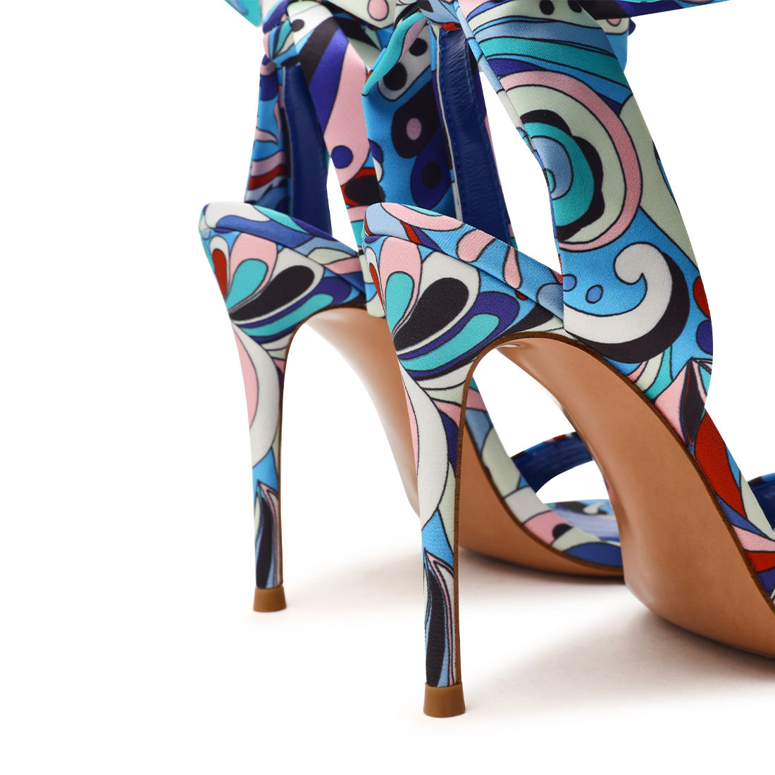 Steve Madden Evren sandale tissu bleu 10 cm
